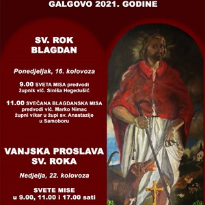 Vanjska proslava sv. Roka u Galgovu
